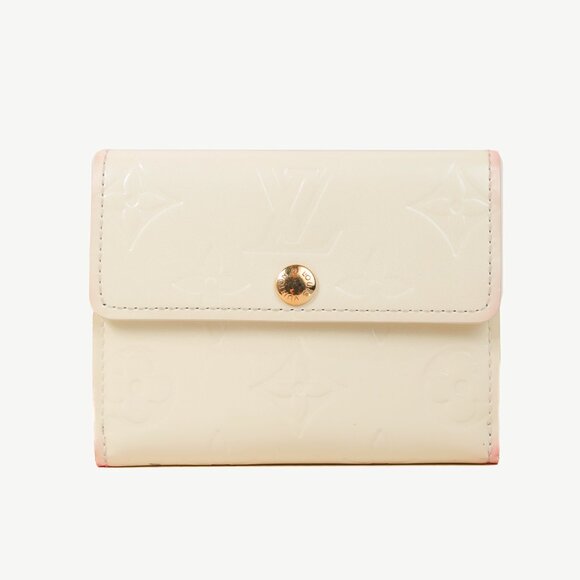 Louis Vuitton Ludlow Perle Monogram Vernis Compact Wallet - Picture 1 of 9